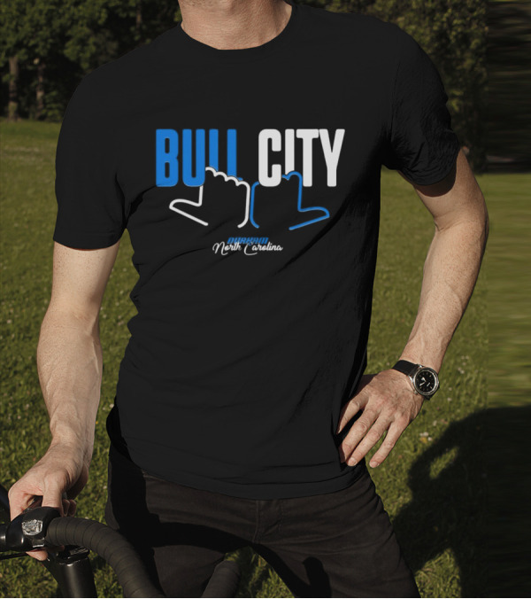 Durham North Carolina Bull City Hands T-Shirt
