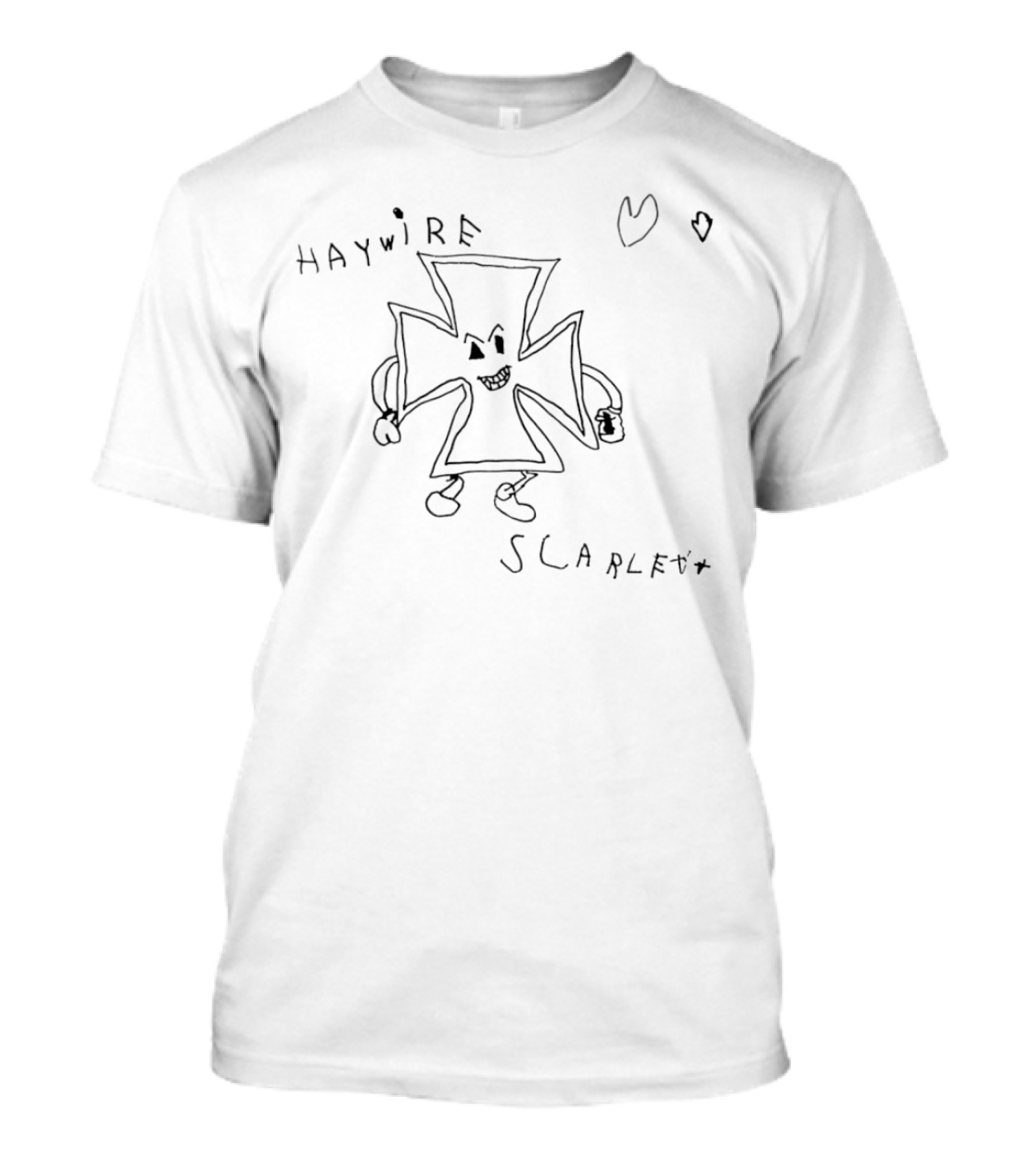 Haywire Scarlett Cross Character With Heart Elements T-Shirt