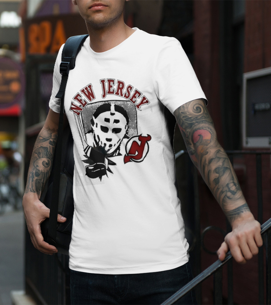 New Jersey Devils Retro Goalie Mask T-Shirt