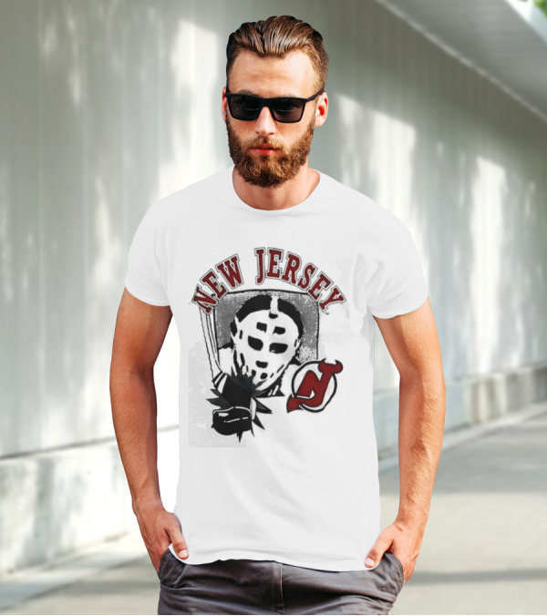 New Jersey Devils Retro Goalie Mask T-Shirt