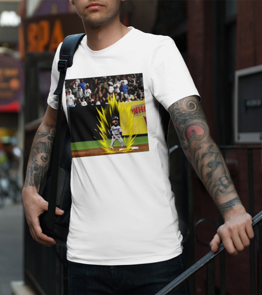 Teoscar Hernández Dodgers Super Saiyan Walk-Off Moment T-Shirt