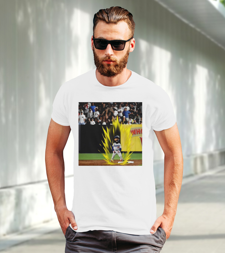 Teoscar Hernández Dodgers Super Saiyan Walk-Off Moment T-Shirt