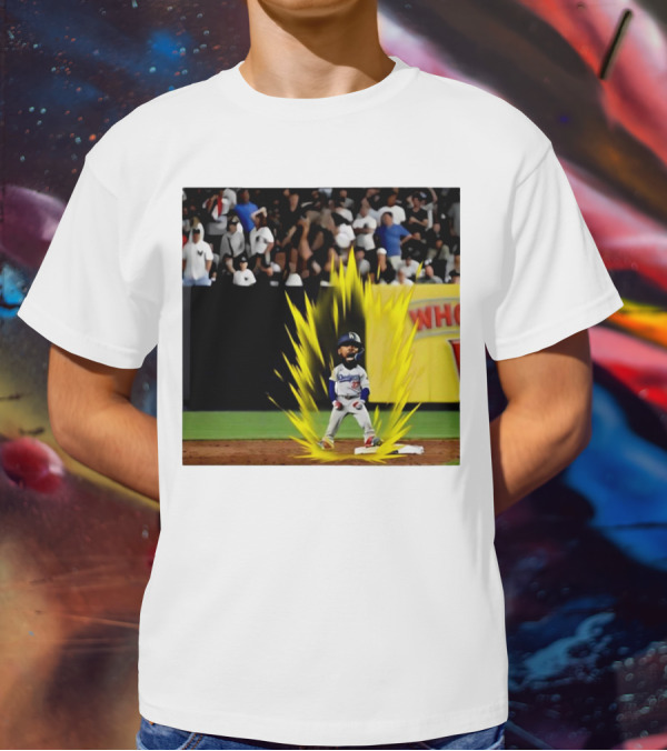 Teoscar Hernández Dodgers Super Saiyan Walk-Off Moment T-Shirt