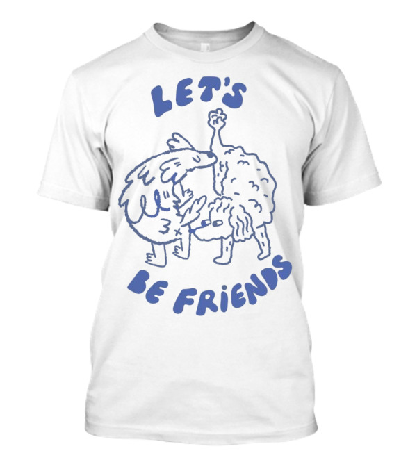 LET'S BE FRIENDS Turkey And Dog Embrace T-Shirt