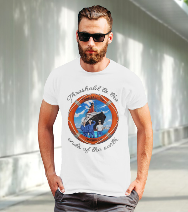 Threshold To The Ends Of The Earth Transalpino Liverpool Ship Journey T-Shirt