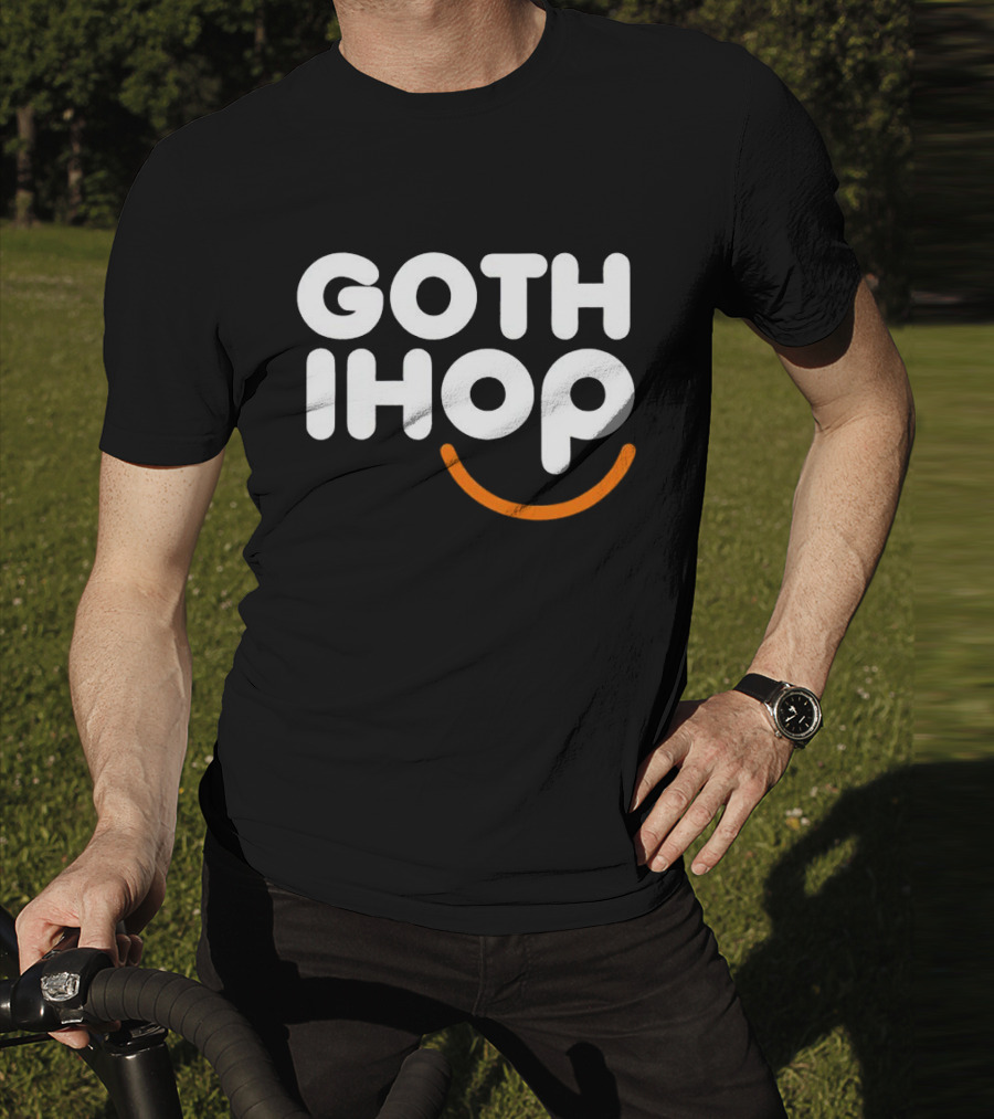 Goth IHOP Merchandise Smile Dark Aesthetic T-Shirt