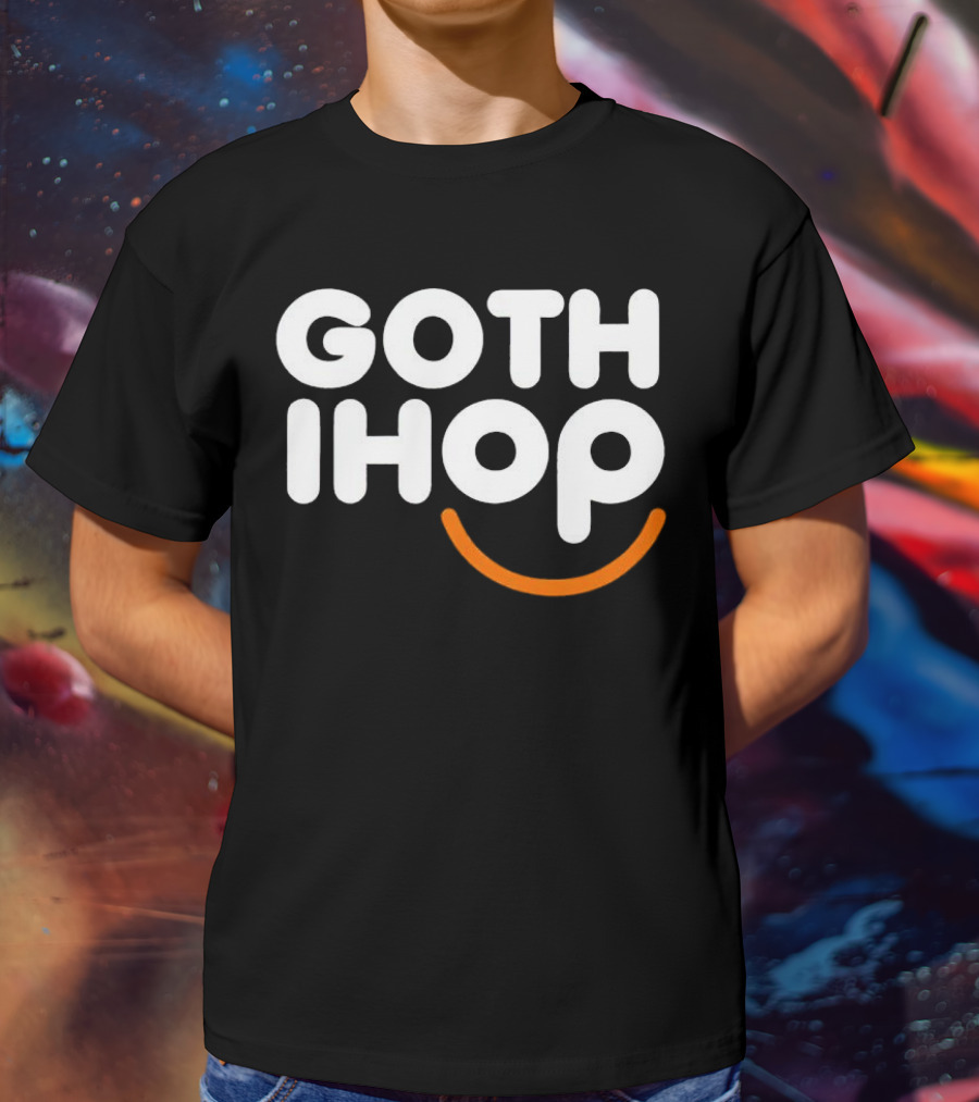 Goth IHOP Merchandise Smile Dark Aesthetic T-Shirt