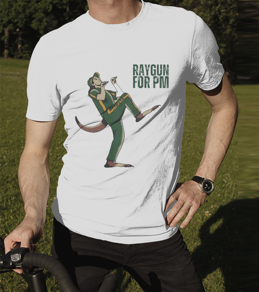 RAYGUN FOR PM Cricketer Playing Instrument T-Shirt