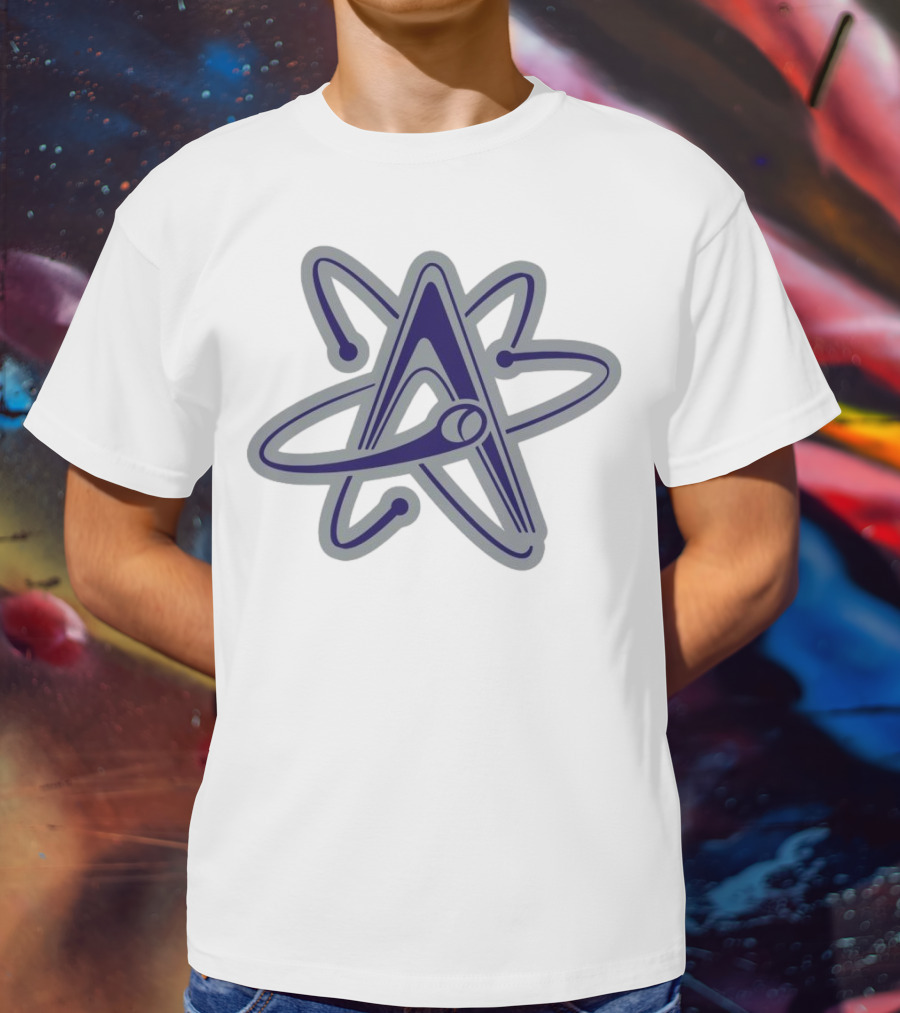 Albuquerque Isotopes Atom Symbol With Letter A Emblem T-Shirt