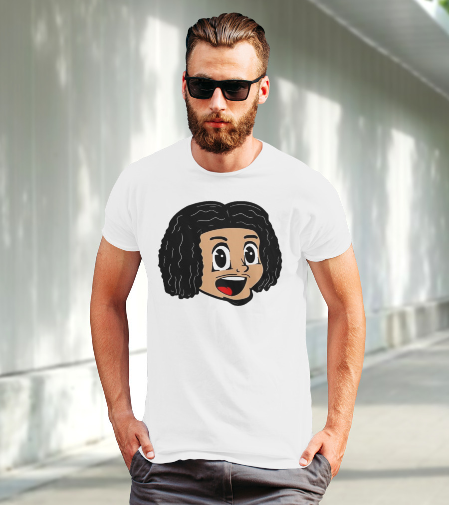 Cookiee Wright Cartoon Face Expression T-Shirt