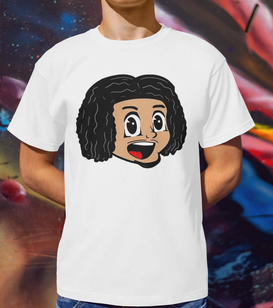 Cookiee Wright Cartoon Face Expression T-Shirt