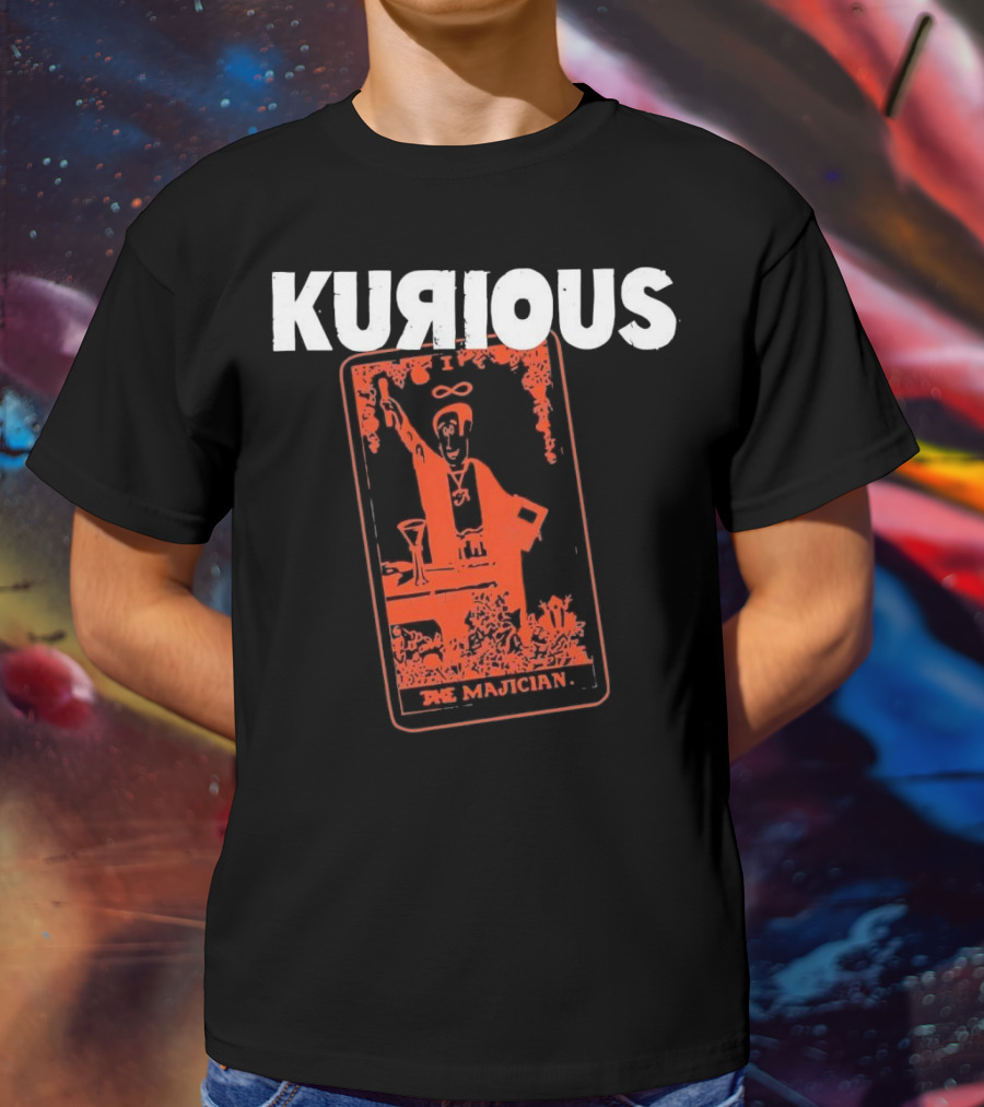 Kurious Gasdrawls The Majician Tarot Card T-Shirt