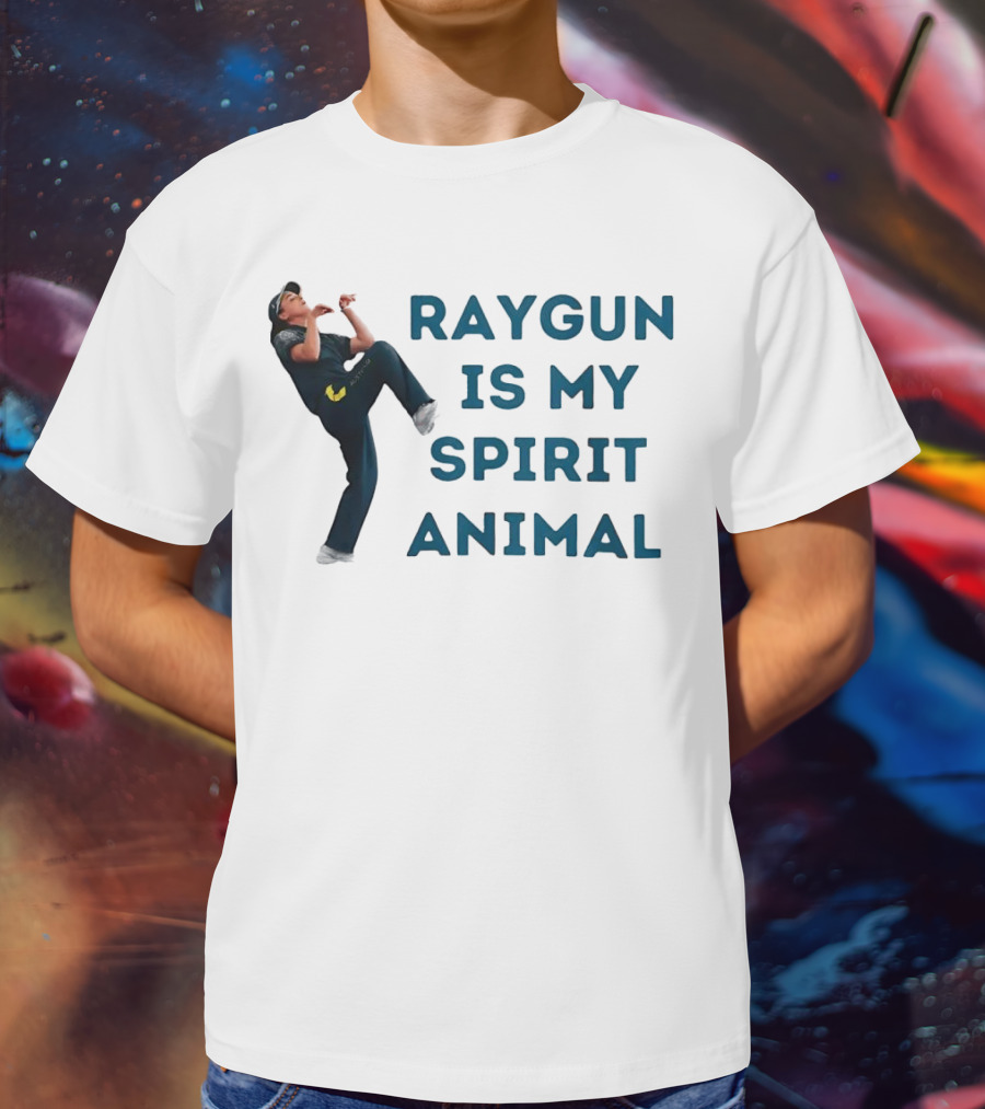 Raygun Is My Spirit Animal Breakdancing T-Shirt