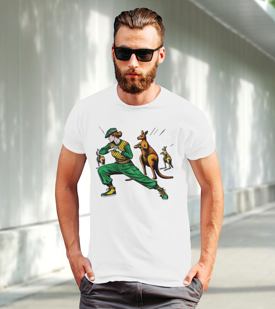 Breakdancing With Kangaroo At Olympics T-Shirt