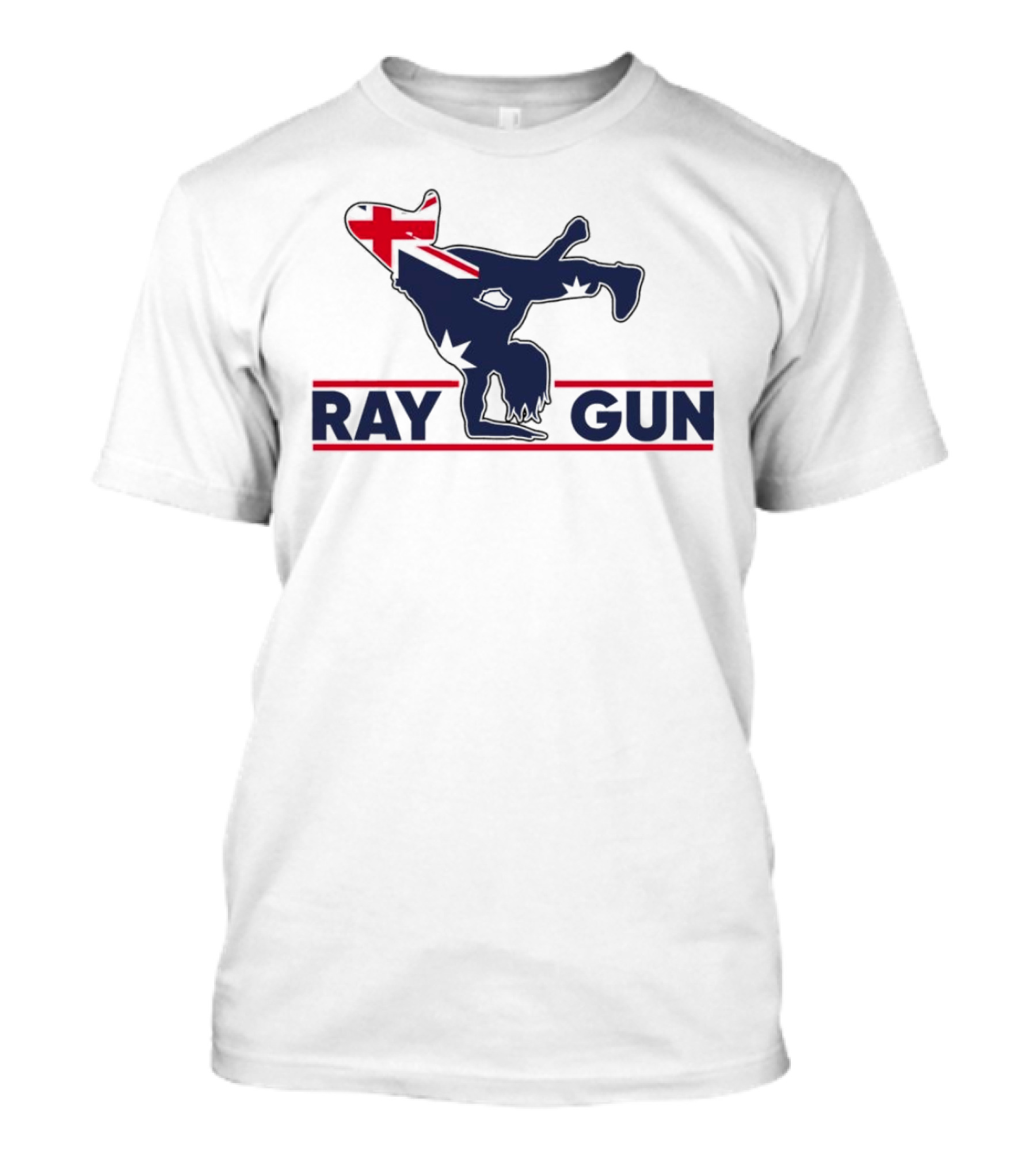Raygun Australian Flag Olympic Breakdancer T-Shirt
