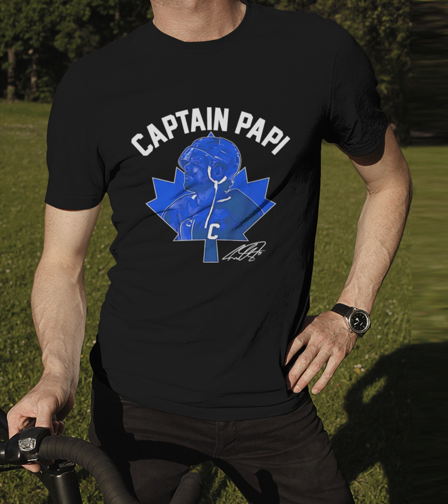 Captain Papi Auston Matthews Toronto Maple Leafs Signature T-Shirt