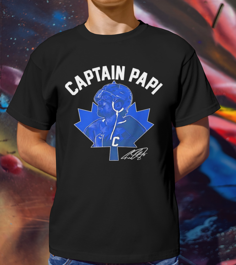Captain Papi Auston Matthews Toronto Maple Leafs Signature T-Shirt