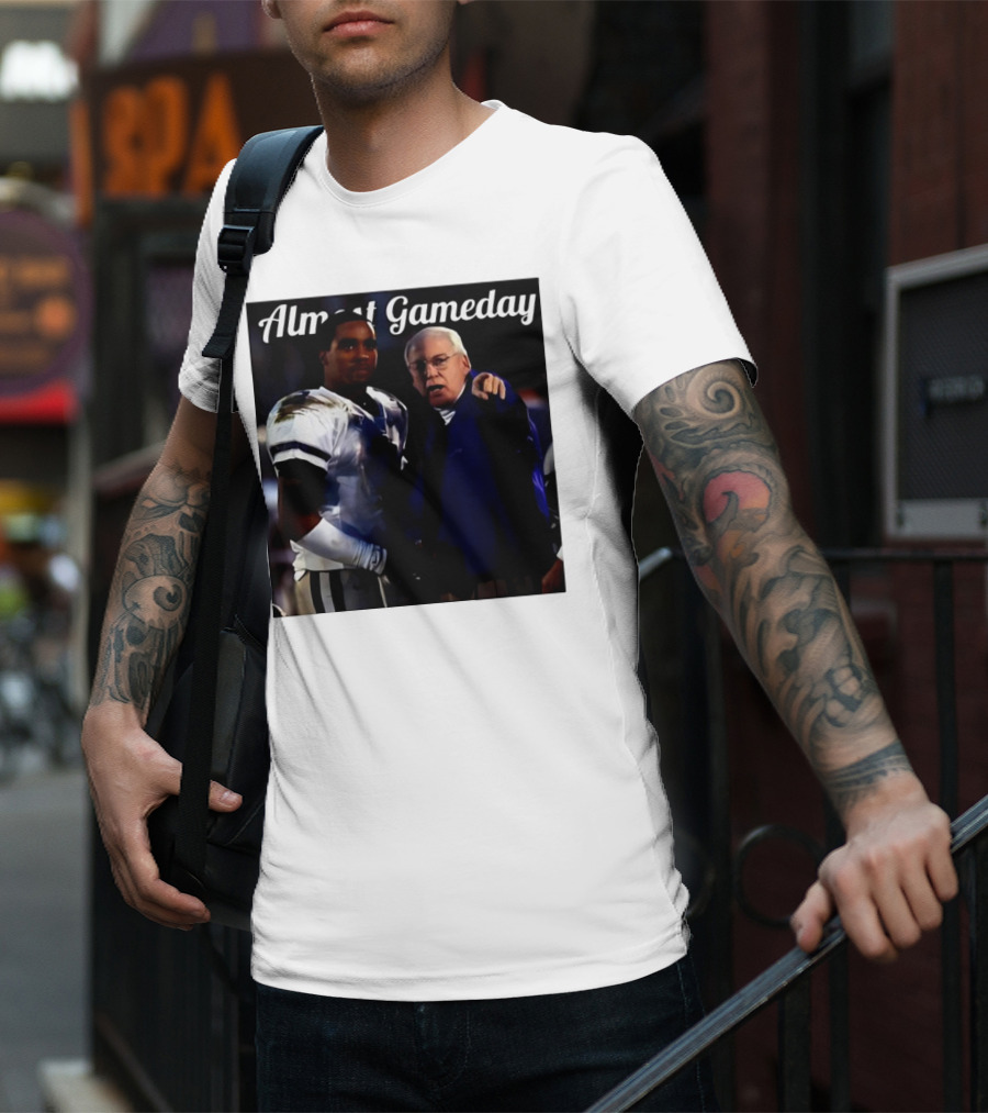 Almost Gameday Bill Snyder Coach K-State Wildcats Player Interaction T-Shirt