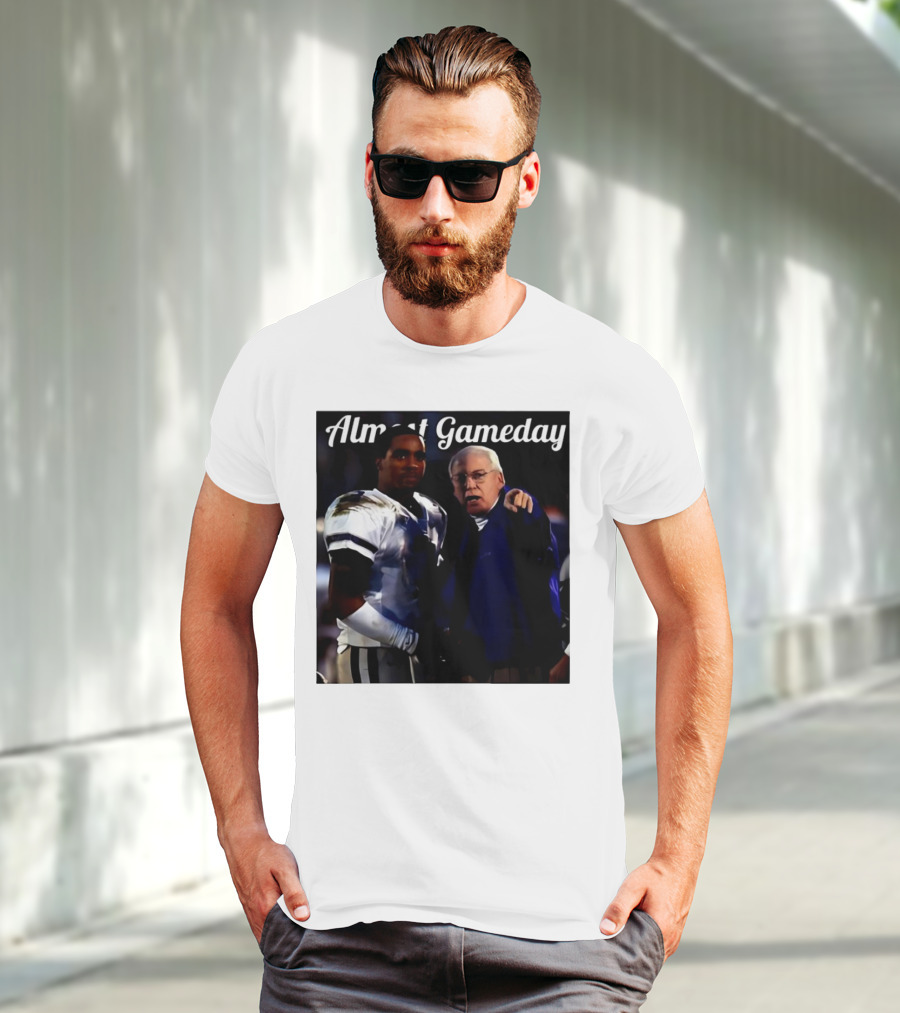 Almost Gameday Bill Snyder Coach K-State Wildcats Player Interaction T-Shirt