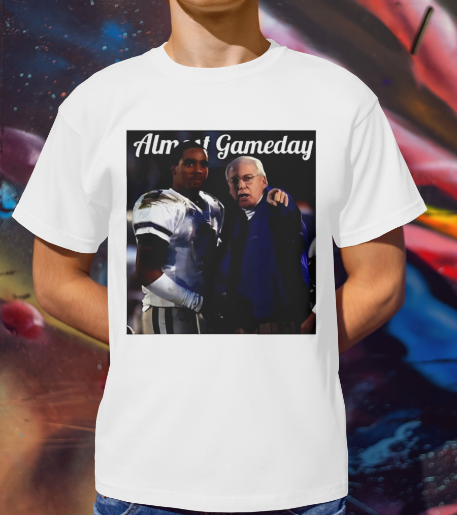 Almost Gameday Bill Snyder Coach K-State Wildcats Player Interaction T-Shirt