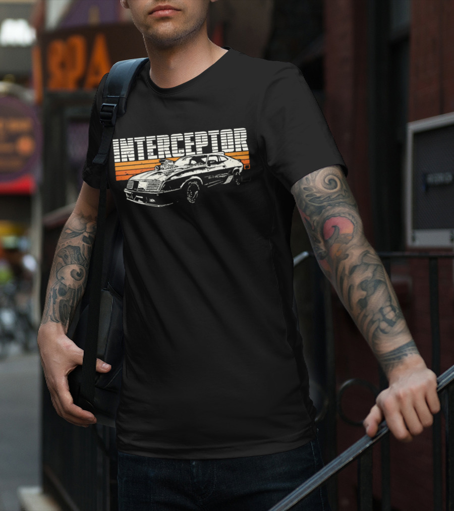 Interceptor Mad Max Vintage Car T-Shirt