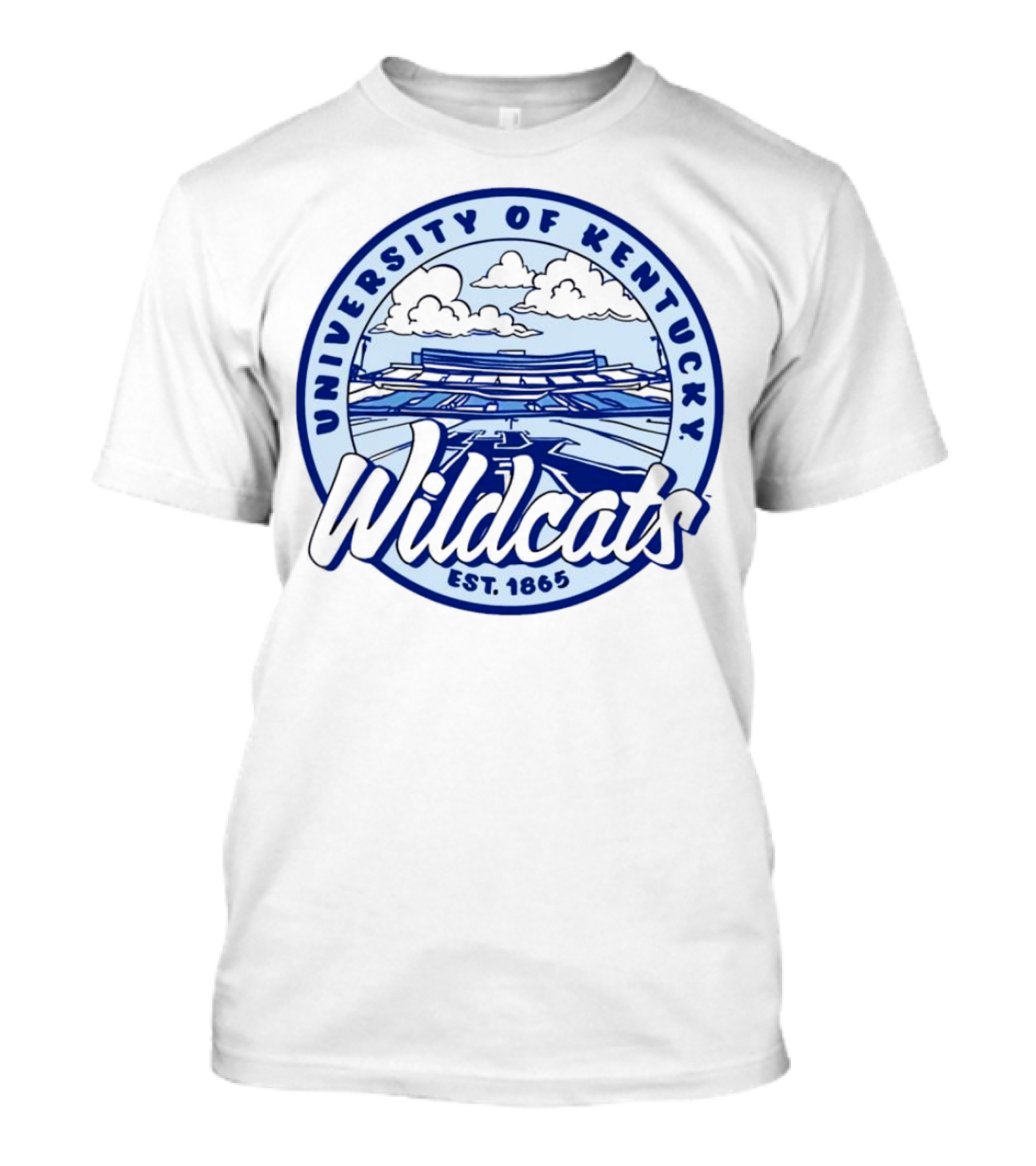 University Of Kentucky Wildcats Stadium Est. 1865 Circle T-Shirt