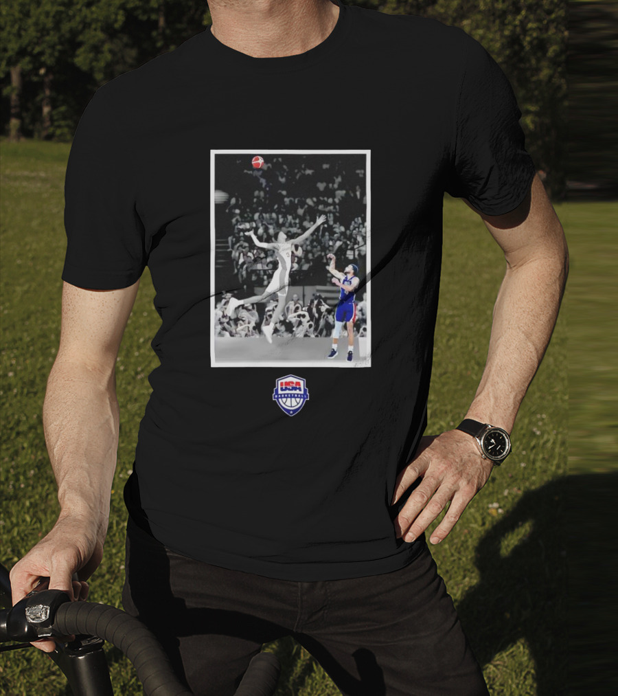 USA Basketball Stephen Curry Jump Shot Stadium Essentials T-Shirt