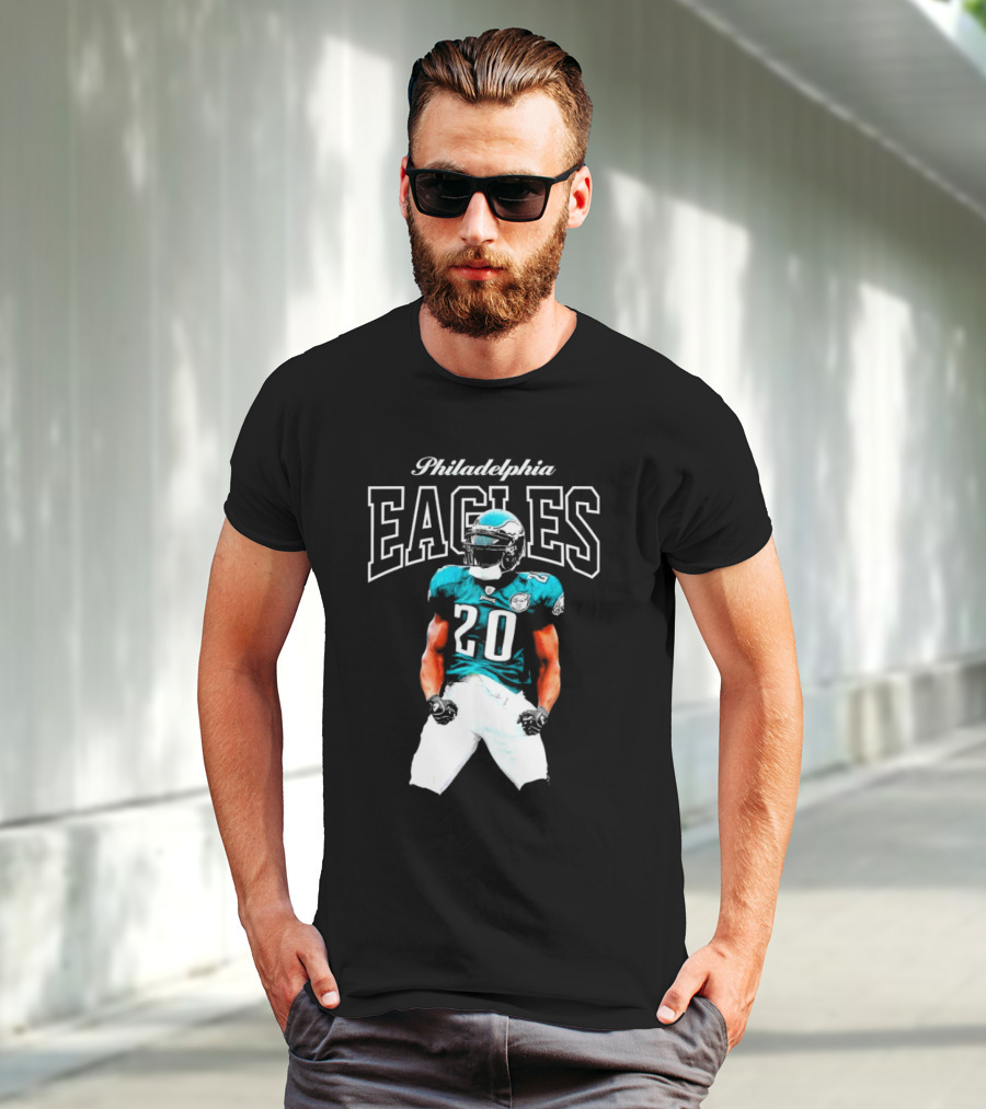 Philadelphia Eagles Brian Dawkins Number 20 Retired Player T-Shirt