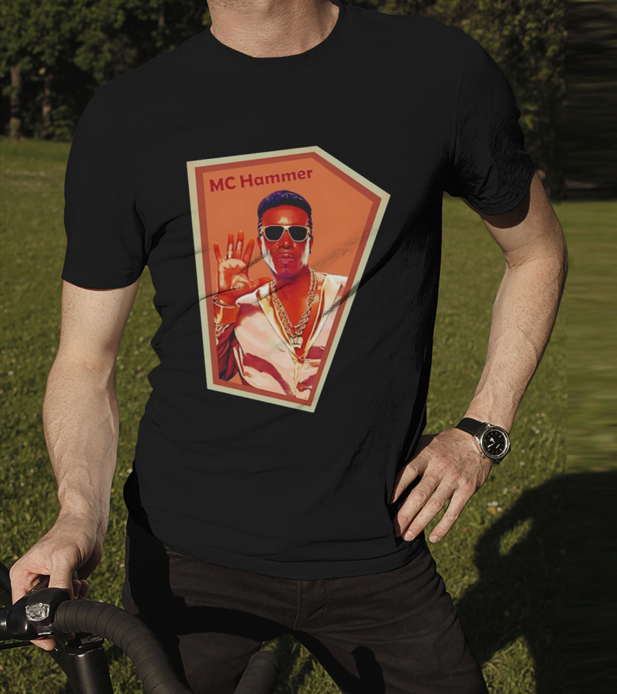 MC Hammer Retro Iconic Style Sunglasses Chains Wave Hand Gesture T-Shirt