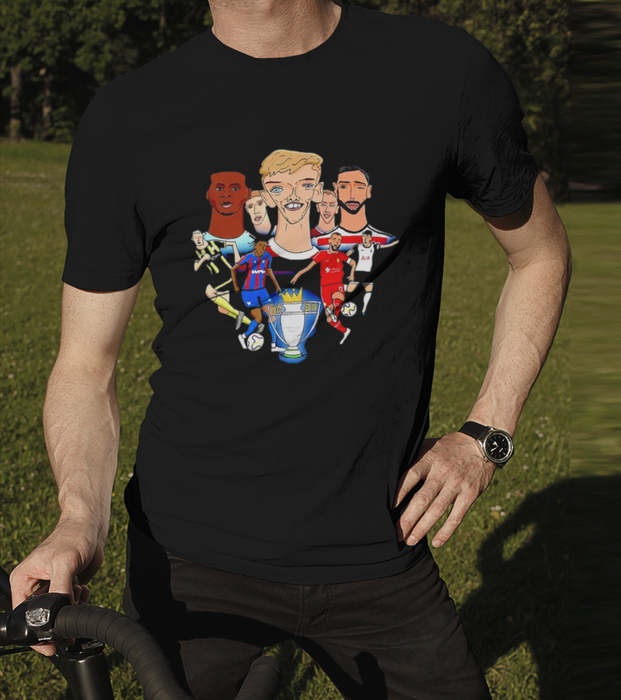 Premier League Stars With Trophy T-Shirt