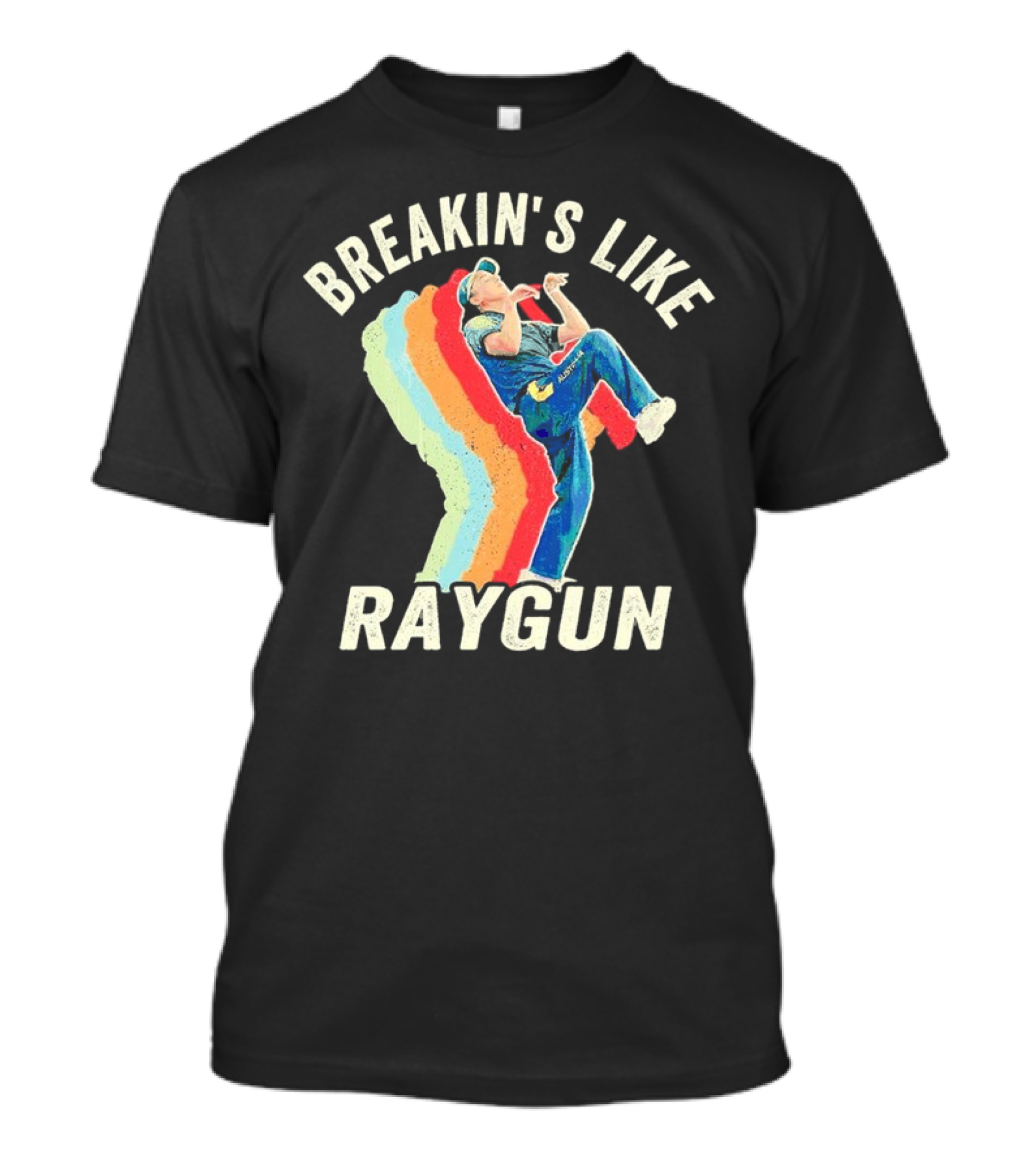 BREAKIN'S LIKE RAYGUN VINTAGE RETRO DANCER T-Shirt