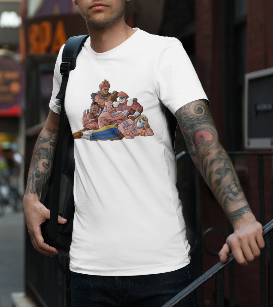 Street Fighter Villains Pose As The Breakfast Club Characters T-Shirt