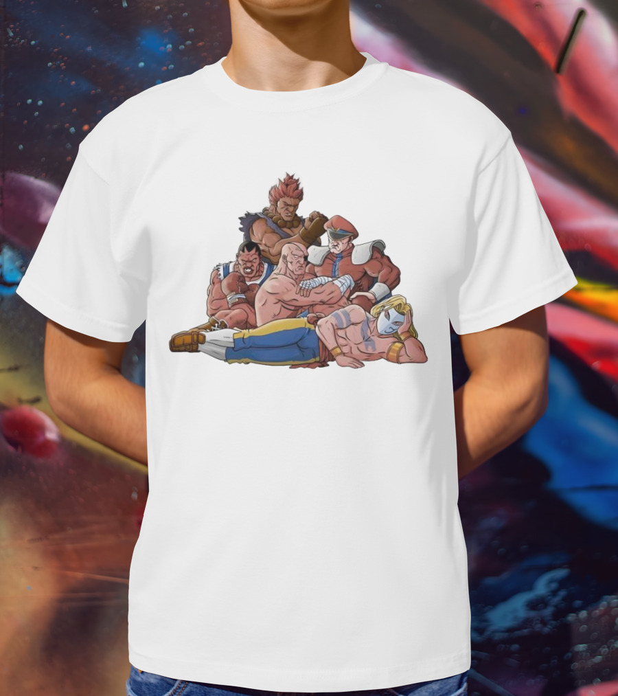 Street Fighter Villains Pose As The Breakfast Club Characters T-Shirt