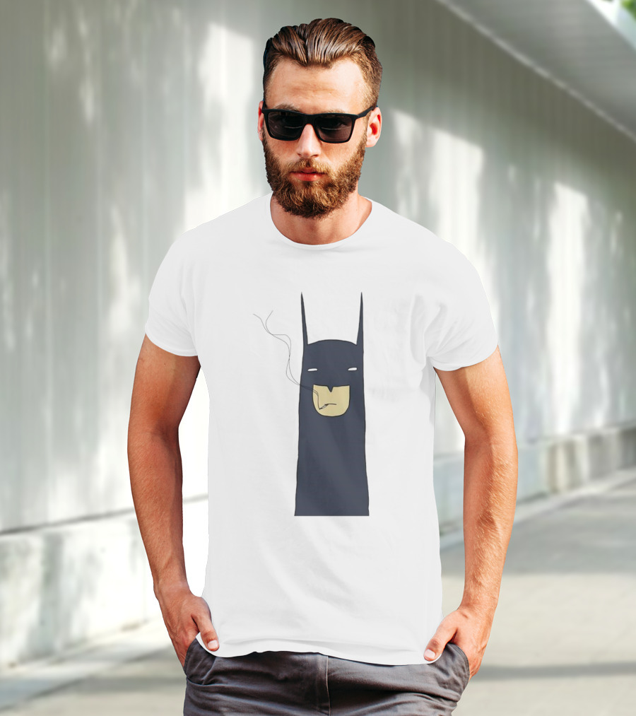Batman Smoking Cigarette Classic T-Shirt