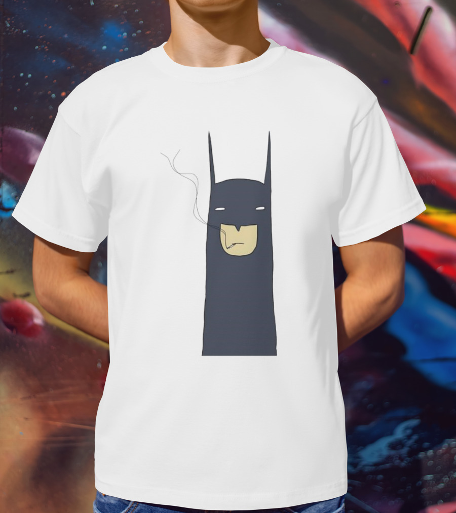 Batman Smoking Cigarette Classic T-Shirt