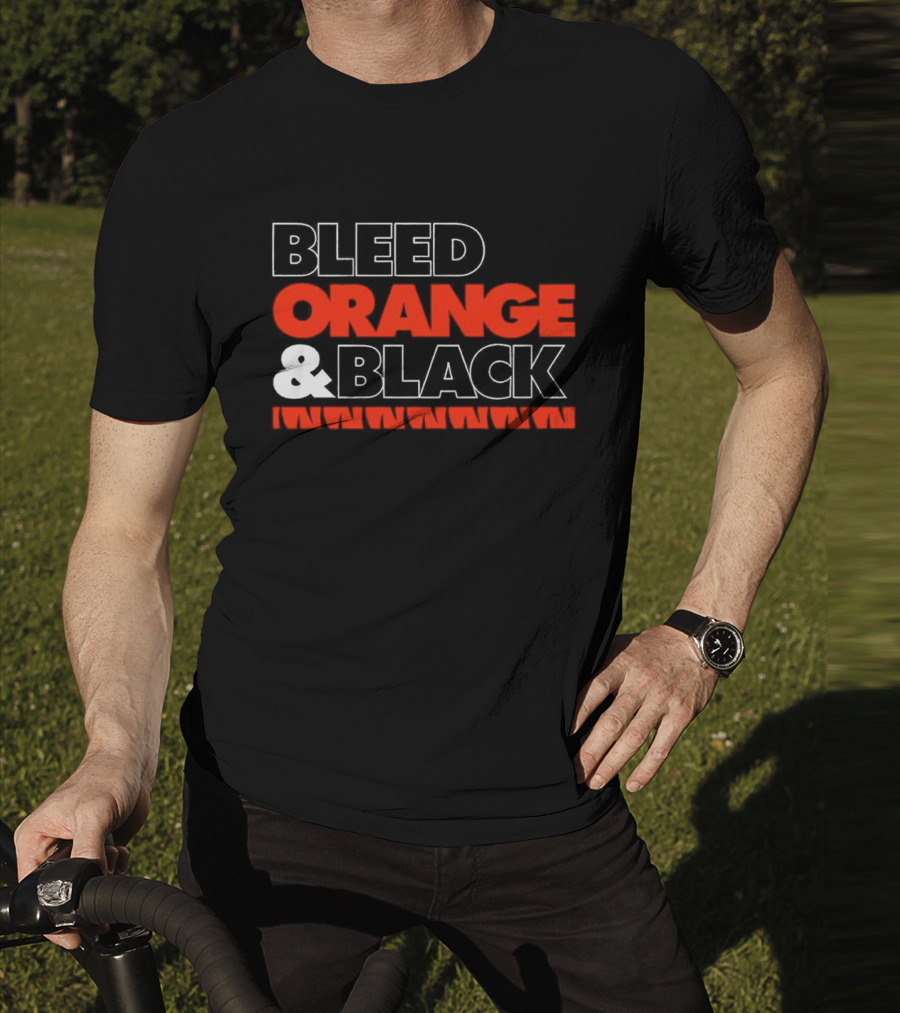 Cincinnati Bengals Bleed Orange And Black T-Shirt