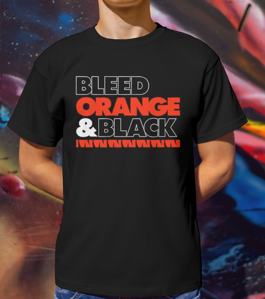 Cincinnati Bengals Bleed Orange And Black T-Shirt