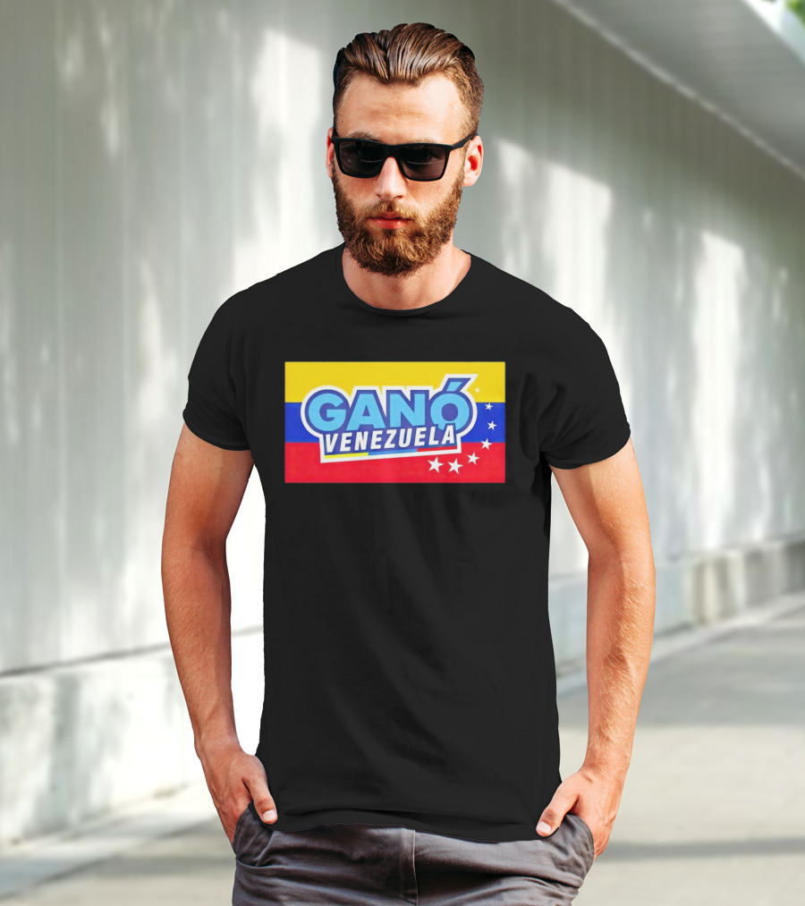 Ganó Venezuela Bandera Colores Estrellas T-Shirt