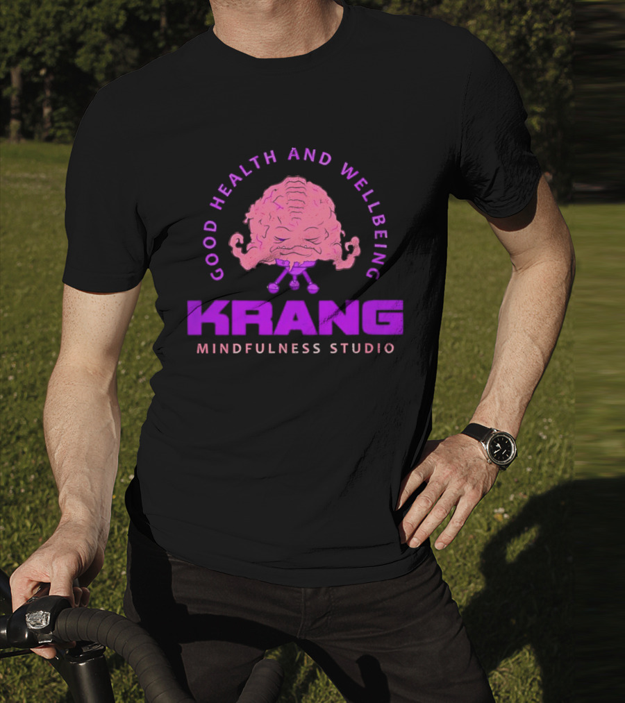 Good Health And Wellbeing Krang Mindfulness Studio Teenage Mutant Ninja Turtles T-Shirt
