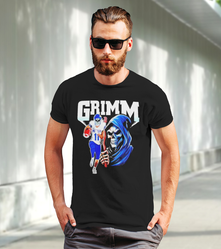 Grimm Reaper Kansas Jayhawks Football 11 Luke Grimm T-Shirt