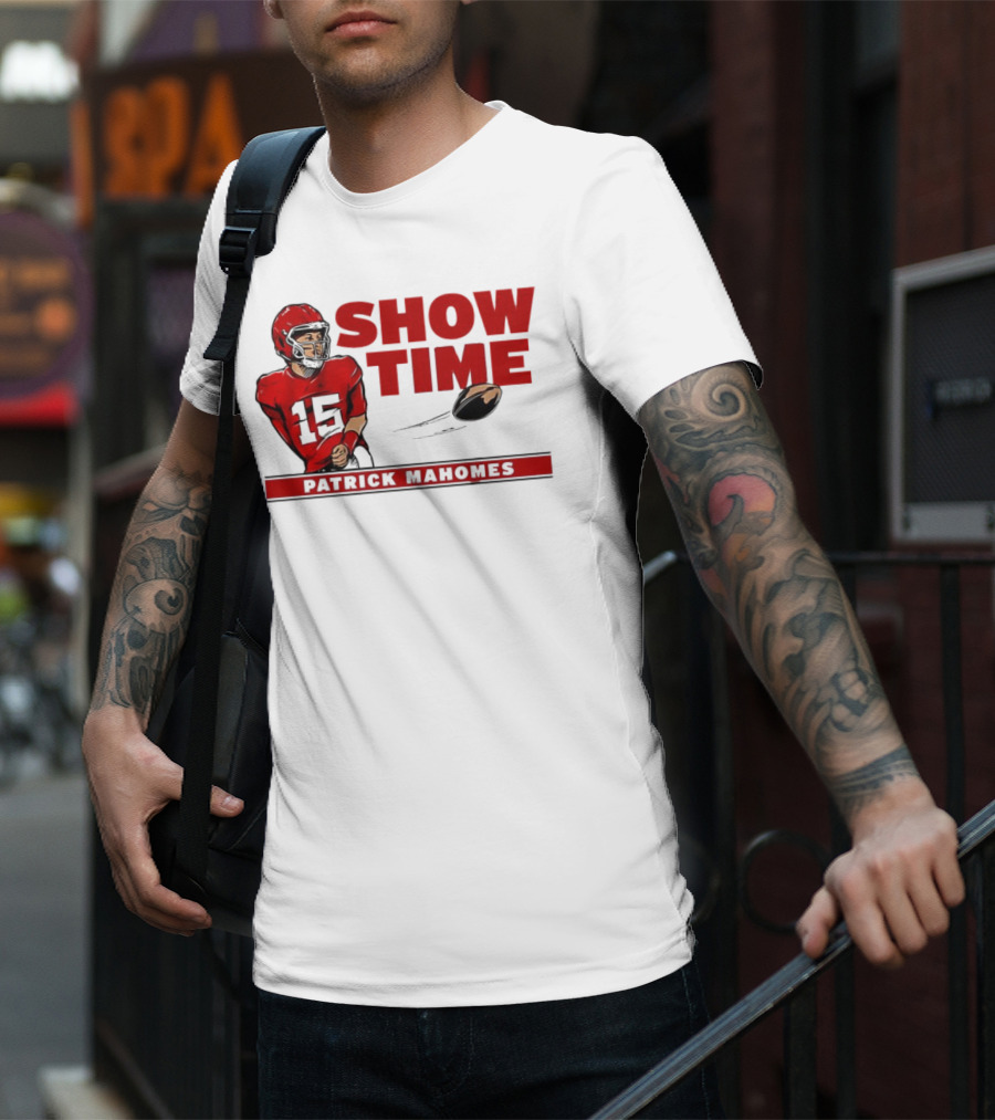 Patrick Mahomes Showtime Kansas City Chiefs Behind The Back T-Shirt