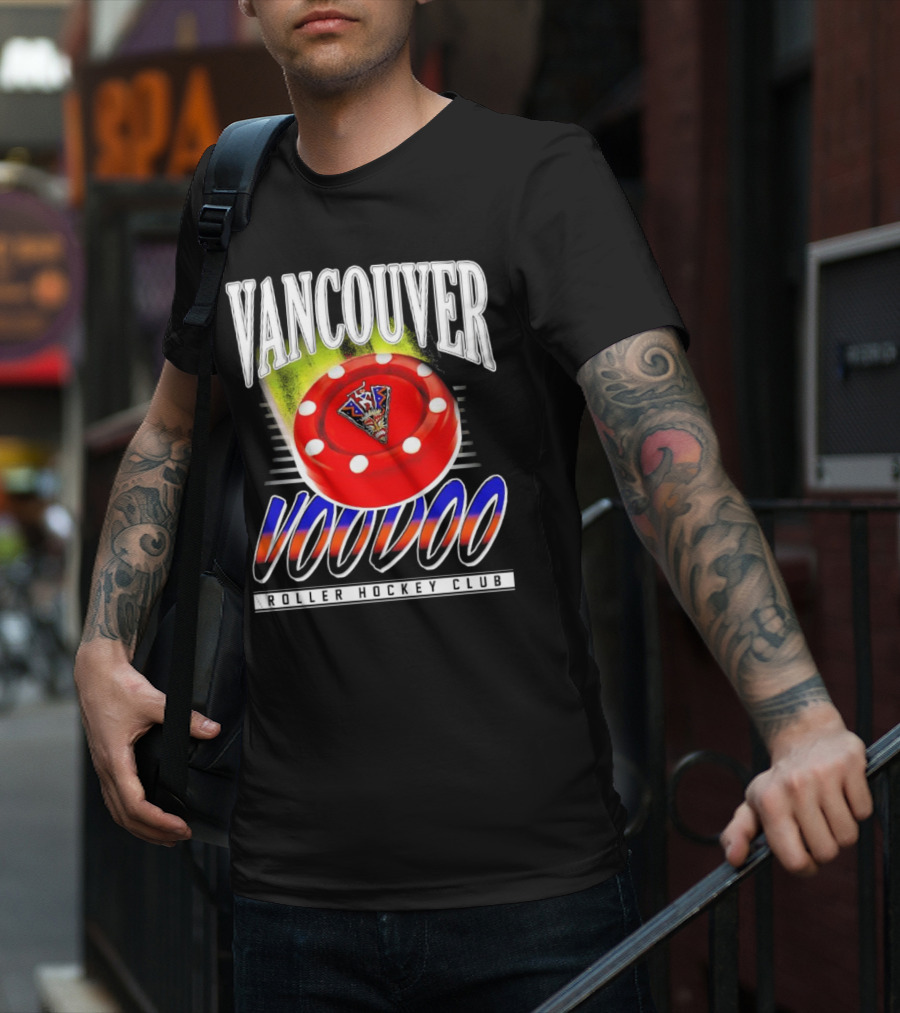 Vancouver Voodoo Roller Hockey Club Puck Logo Classic T-Shirt