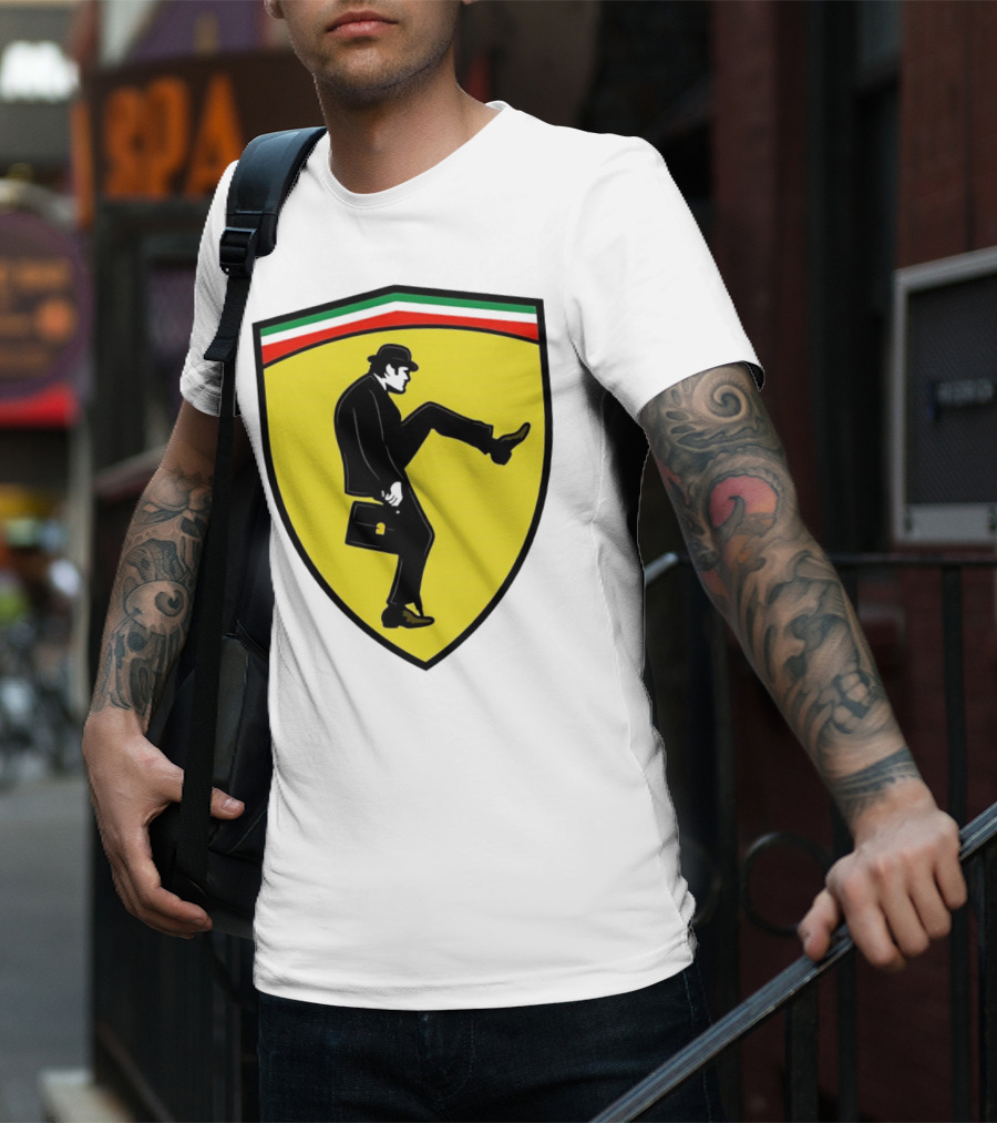 Ministry Of Silly Walks Monty Python Ferrari T-Shirt