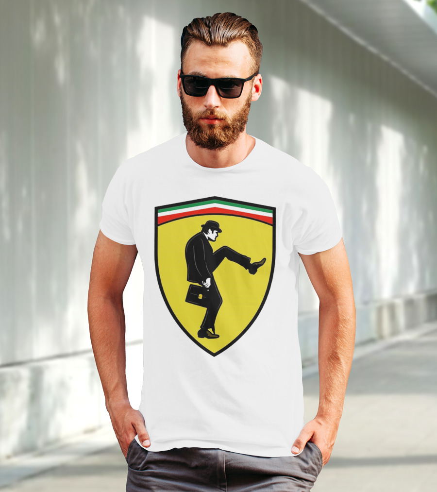 Ministry Of Silly Walks Monty Python Ferrari T-Shirt