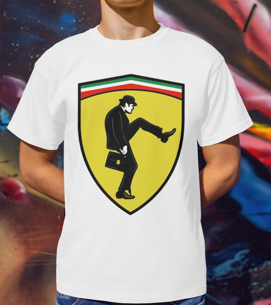 Ministry Of Silly Walks Monty Python Ferrari T-Shirt