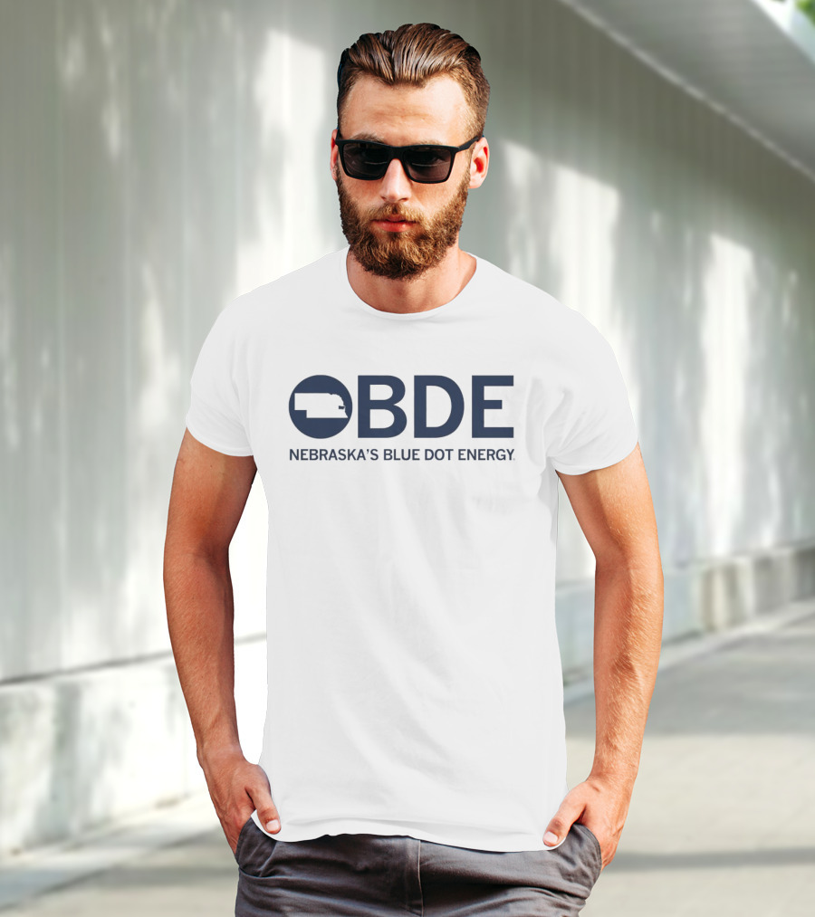 OBDE Nebraska's Blue Dot Energy With State T-Shirt