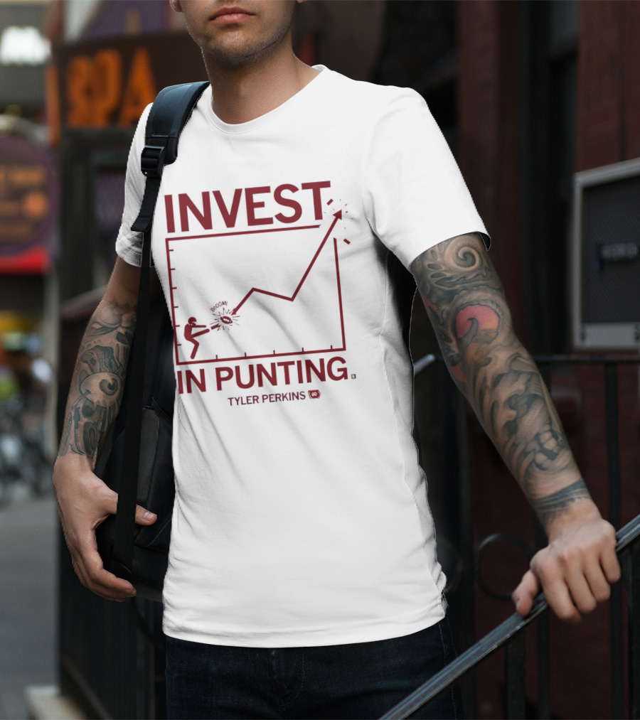 Tyler Perkins Invest In Punting Iowa State Cyclones Chart Football T-Shirt