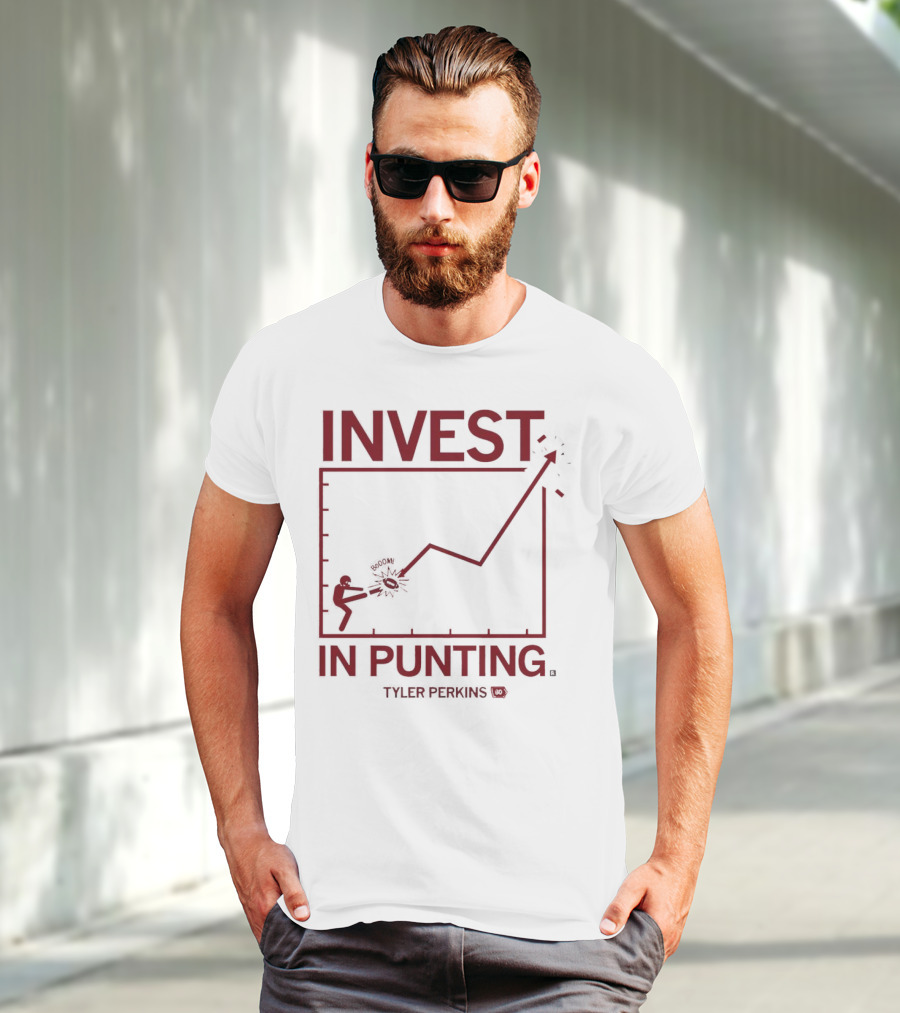 Tyler Perkins Invest In Punting Iowa State Cyclones Chart Football T-Shirt