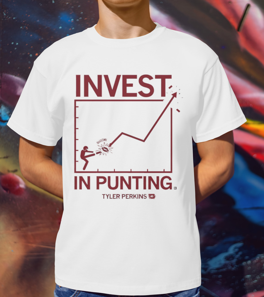 Tyler Perkins Invest In Punting Iowa State Cyclones Chart Football T-Shirt
