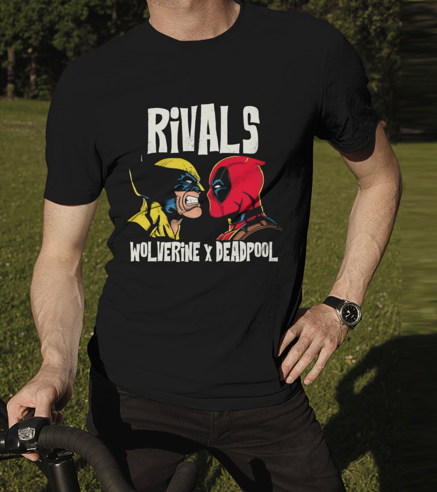 Rivals Wolverine X Deadpool Faceoff T-Shirt
